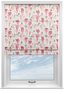 Wisteria Silk, Petal - Twist&Fit Roman Blind